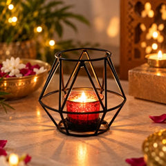 The Purple Tree Aluminium Hanging Butterfly Tealight Candle Holders Combo Pack (Pack of 4)