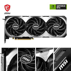 MSI GeForce RTX 4060 Ventus 2X Black 8G OC 8GB GDDR6 128-bit Gaming Graphic Card