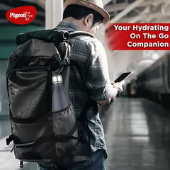 Pigeon 1.5 litre Hot Kettle and Stainless Steel Water Bottle Combo used for boiling Water, Making Tea and Coffee, Instant Noodles, Soup with Auto Shut- off Feature, 1300 W