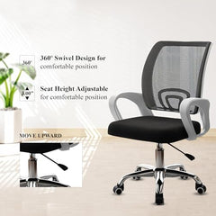 Casa Haus Italia Premium Leatherette Office Chair for Work | Boss Chair, Ergonomic Executive, Luxurious Cushioned Arms & Seat, 2 Point Back Massager, Heavy Duty Metal Base (Burgundy)