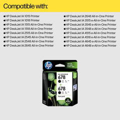 HP 678 Black Original Ink Advantage Cartridge