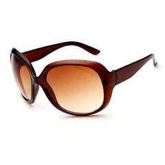 SYGA Style Large Frame Sunglasses Women's Sunglasses Fashion Sunglasses Toad Glasses (Brown)
