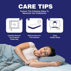 WELLGIVER Cervical Butterfly Pillow | Orthopedic Memory Foam for Neck & Shoulder Pain | Ergonomic Contour Design | Dual Height Support | Side Sleeper Pillow with Arm Rest - Pack of 1