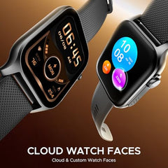 boAt Ultima Ember smartwatch with 1.96” AMOLED Display, AOD, Personalized Fitness Nudges, Functional Crown,100+ Sports Modes, Create Your Own Watchface, smartwatch for man and Woman (Steel Black)