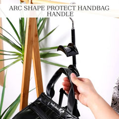 AUGEN Purse Hanger for Closet - 360° Rotating Handbag Hanging Hook Bag Storage Space Saver with 4 Hooks, Hanging Organizer for Scarf Handbag Belt (Pack of 1, Black)