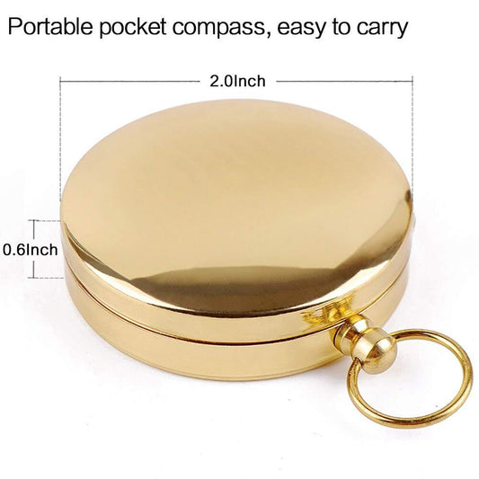 SYGA Multi-Function Metal Compass with Luminous Pocket Watch