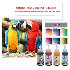 proffisy T664 Ink Refill T664 Dye Ink, 2PCS-Black, Performance