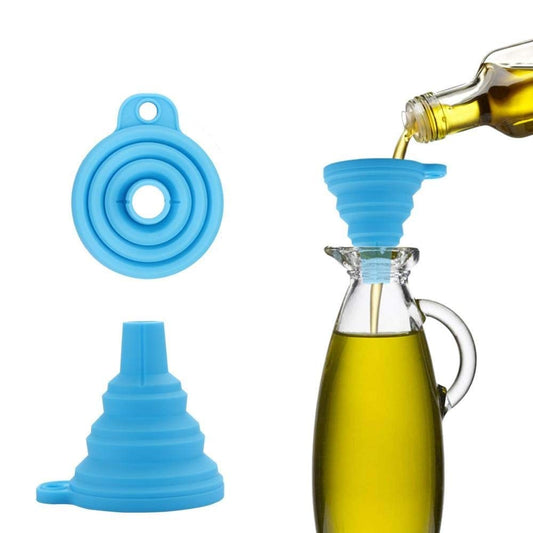 SYGA Blue Set of 2 Oil Liquid Funnel Transfer Hopper