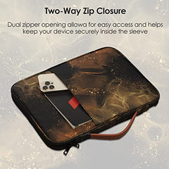 Probus Rust Galaxy Canvas Printed Laptop Sleeve Case Cover for Macbook/Laptop | Compatible with 13.3" Laptops