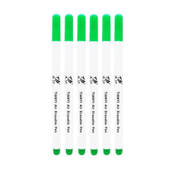 SYGA 12 Piece Air Erasable Pen, Water Erasable Fabric Marking Pens for Fabric, Garment, Leather and Shoes - Blue, Green, Pink, Purple, White and Yellow, 2 Pieces of each colour