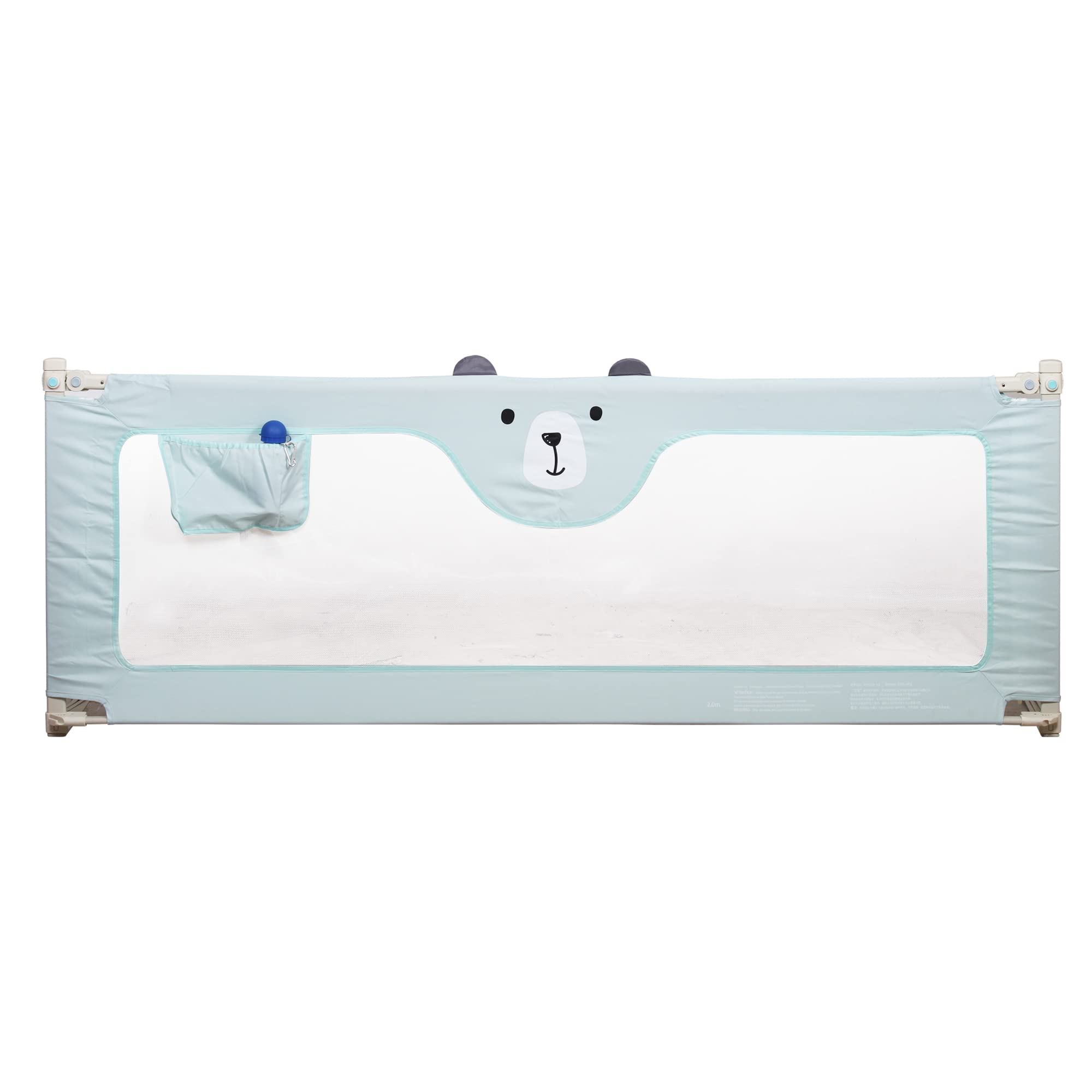 SYGA Bed Rail Guard for Baby/Kids Safety, Portable & Foldable for King/Queen Size Bed - (150 CM)