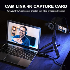 XIKKART USB 3.0 4K HDMI Video Capture Card 1080p 60fps Audio Video Capture Card, Game Capture Card, HDMI to USB 3.0 for Gaming, Streaming Device, Compatible with Nintendo Switch, PS3/4, Xbox