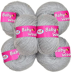 M.G ENTERPRISE MG Baby MelonKnitting Wool 200 Wool Thread for Crochet & DIY Craft Projects