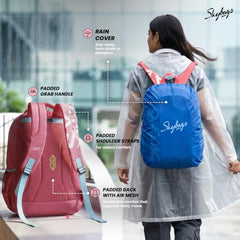 Skybags Brat Pro Max 35L Laptop Backpack (Upto 15.6"), 3 Compartments,Black