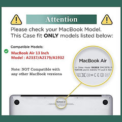 Verilux MacBook Air M1 Case 13.3 Inch Hard Shell Cover A2337