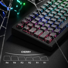 dagaladoo Cute PBT keycaps,Coffee Cat, XDA Profile Keyboard Keycaps