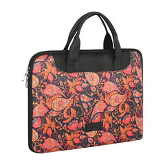 Tabelito Laptop Sleeve Bag 13" to 15.6 inch for Women Jute and Vegan Leather Office Everyday Handbags
