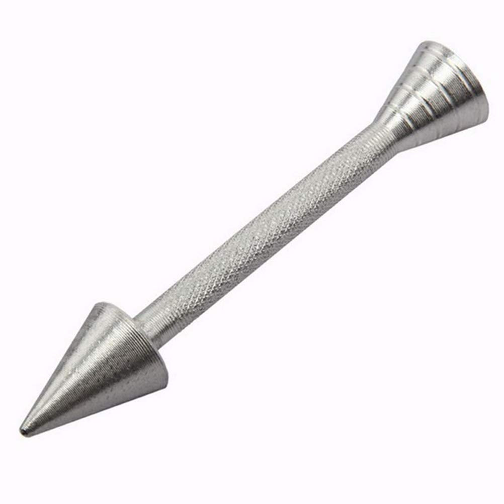 SYGA 1 Piece Baking Pastry Cone Holder Icing Cream Rose Flower Sticks Flower Nail Cake Decorating for Icing Flowers Making (Aluminium Alloy)