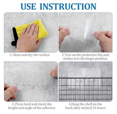 Shivstor 15 Pack Self Adhesive WallHook Heavy DutyHook for Hanging Without Drilling Transparent Nail Free StickyHook Strong Wall Hanger Set of 15 FlowerHook for Kitchen Bathroom Home Storage