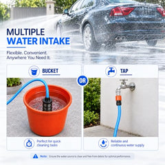 COSS MAX CM200HD High Pressure Washer for Car, Bike, Home & Garden Cleaning, 3800W Induction Motor, 200 Bar, 10 L/Min Flow, 7M Hose, Portable Car Washing Machine with Spray Gun