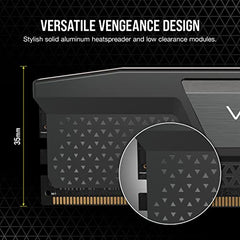 CORSAIR Vengeance DDR5 RAM 32GB (2x16GB) 6400MHz CL32 Intel XMP iCUE Compatible Computer Memory - Black (CMK32GX5M2B6400C32)