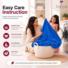 Trance Home Linen Premium 220 GSM+ 72"x36" Single Bed Size Cotton Terry Waterproof Mattress Protector | Elasticated Fitted Non-Toxic Bed Protector | Single Bed Mattresses Cover 72x36 inch, Brown