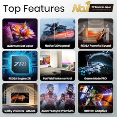 TOSHIBA 139 cm (55 inches) Z570RP Series 4K Ultra HD Smart QLED TV 55Z570RP