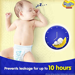 Mamypoko pants All night absorb| Pant Style Baby Diapers Large Size(L), 124 Count,(62*2) Ideal for 9-14Kgs|1 Diaper= Upto All night Absorption|Wider Crisscross Sheet|Gentle Coco Care| 12hr Leakage Protection| Prevents Heaviness.