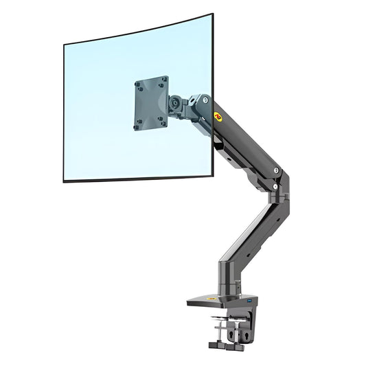 SYGA NB G50 Heavy Duty Monitor Mount, Gas Spring Arm for 27-45 inch Screens, 5-16kg Weight Capacity, Black