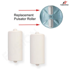 FUSION STAR Pulsator Roller/Belan for Samsung Only for 6kg/6.2kg/6.5kg, Capacity Top Load Fully Automatic Washing Machine Replacement Parts (Size 7.9 CM (Set of 2)