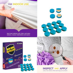 Anti Herbal Bed Bug Gel for Mattress Protection | Natural Repellent Formula | Non-Toxic Bed Bug Control for Beds, Sofas & Furniture | Long-Lasting Protection Pack of 1 x 6 Units