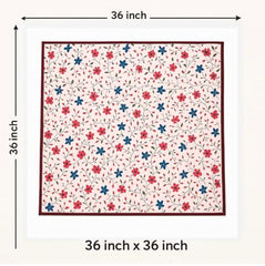 Homerz Premium Bed Server Food Mat Reversible Bed Server, Mattress Protector for Home | Food Mat for Kids, Size 36x36 inch, Double Side use Kitchen, Cupboard, Drawer, Wardrobe (Brown Lotus New)