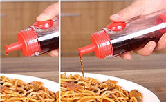 SYGA 2 in 1 Cooking Oil Sauce Vinegar Herbs Spice Dispenser Bottle Sprayer 2 Way Kitchen Tool - Random Colors - Single Piece