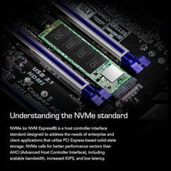 Transcend 128GB SSD NVMe PCIe Gen3 x4 110S, Solid State Drive, M.2 2280, Sequential Read/Write up to 1,500/550 MB/s - TS128GMTE110S