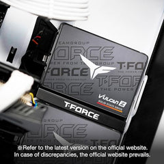 TeamGroup T-Force Vulcan Z 1TB Gaming SSD, Sata III 6Gbps Interface, SLC Cache, 3D NAND TLC, 2.5 Inch Form Factor, Internal Solid State Drive, Speed Up to 550/500 MB/s, High Performance, Low Latency