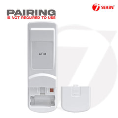 7SEVEN® Compatible with O General AC Remote AR-RAJ1E Model 107A Suitable Only for ASGG18LFCD ASGG24LFCD ASGG30LFCD Split Air Conditioner Model of Ogeneral - Match Keys Exactly with Existing Remote