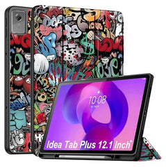 ProElite Cover for Lenovo Idea Tab Plus 12.1 inch 2025 case Cover, Soft Flexible Flip Case Cover for Lenovo Idea Tab Plus 12.1 inch 2025 [Recoil Series] - Black