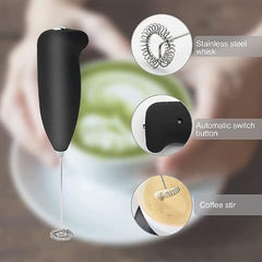 PEAKTASTE Electric Milk Frother Wand for Coffee, Latte & Matcha