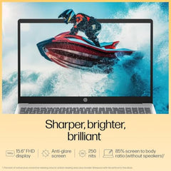 HP 15 Laptop, AMD Ryzen 7 7730U (16GB DDR4,512GB SSD) Anti-Glare, Micro-Edge,15.6''/39.6cm, FHD, Win11, M365 Basic(1yr),Office Home24,Silver,1.59kg,FHD Camera w/Privacy Shutter, Backlit KB, fc0761AU