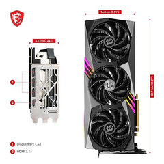 MSI GeForce RTX 4060 Ventus 2X Black 8G OC 8GB GDDR6 128-bit Gaming Graphic Card