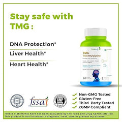 Haleup USA TMG 98% Pure Trimethylglycine (TMG) Supplement | Supports Energy, Heart & Liver Health, Metabolism & NMN Synergy |Pack of 4 X 60s (240 capsules)