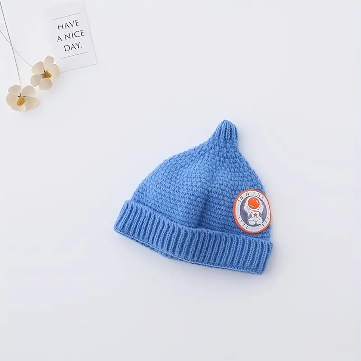 SYGA Baby Winter hat Baby Woolen Knitted Unisex Hat -Blue(6-18 Month)