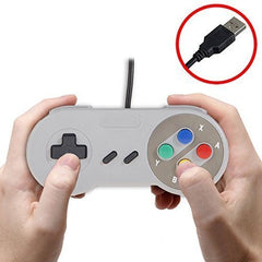 REES52 USB Controller, 2 Pack USB Wired Retro Classic Game Controller Joypad Game Pad for Windows Laptop PC Mac and Raspberry Pi System