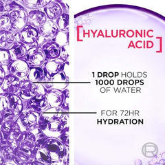 L'Oreal Paris Hyaluron Moisture Shampoo Refill - Hyaluronic Acid, 500ml | 500ml refill for dry, dehydrated hair. Provides 72 hours hydration, leaving hair soft, shiny, & bouncy. Ideal for daily wash.