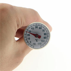 SYGA Pocket Thermometer, Waterproof, 5" Stem, 1" Dial, -10/110 Celsius