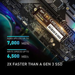 Silicon Power 256GB SSD 3D NAND A55 SLC Cache Performance Boost SATA III 2.5" Internal Solid State Drive SU256GBSS3A55S25AH