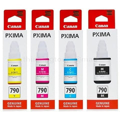 GI-790 Original Ink Compatible with Pixma Suitable for Canon G1000, G1010, G1100, G2000, G2002, G2010, G2012, G2100, G3000, G3010, G3012, G4000, G4013 Printers (GI-790 Og Ink Set)