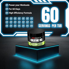 ProSupps Creatine HCL Powder - 90g | 60 Servings | Creatine Powder - Supports Energy, Strength & muscle recovery during workout | Creating Gym Supplements for Men & Women (Lemon Lime)