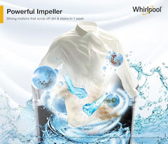 Whirlpool 7.5 Kg 5 Star Magic Clean Semi-Automatic Top Loading Washing Machine (MAGIC CLEAN 7.5 GREY DAZZLE, Fast Drying)