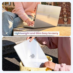 Dyazo 13.3 Inch Laptop Case | Cover | Hard Shell Protector Compatible for Apple MacBook 13 Inch 2020/2019 / 2018 Mac Book Air M1 A2337 A2179 A1932 (Transparent)